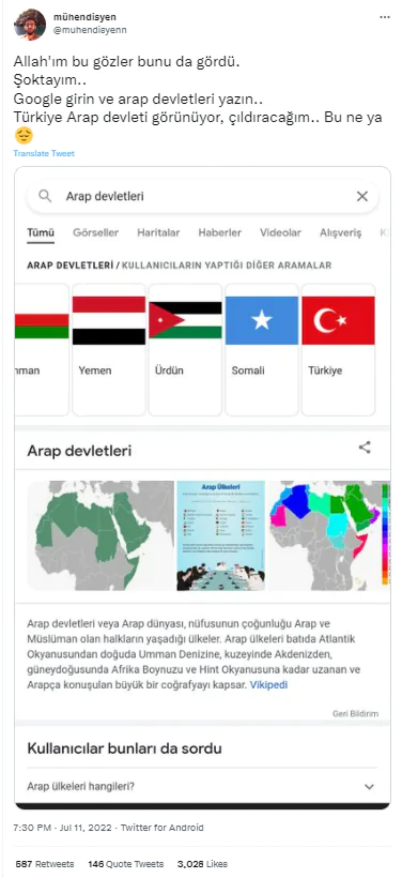google arap devletleri araması