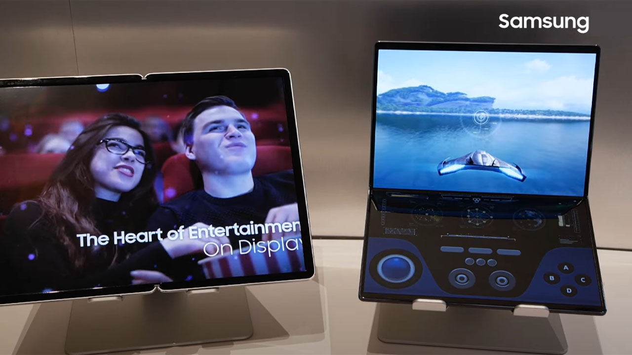 Samsung katlanabilir ekranlı dizüstü bilgisayar