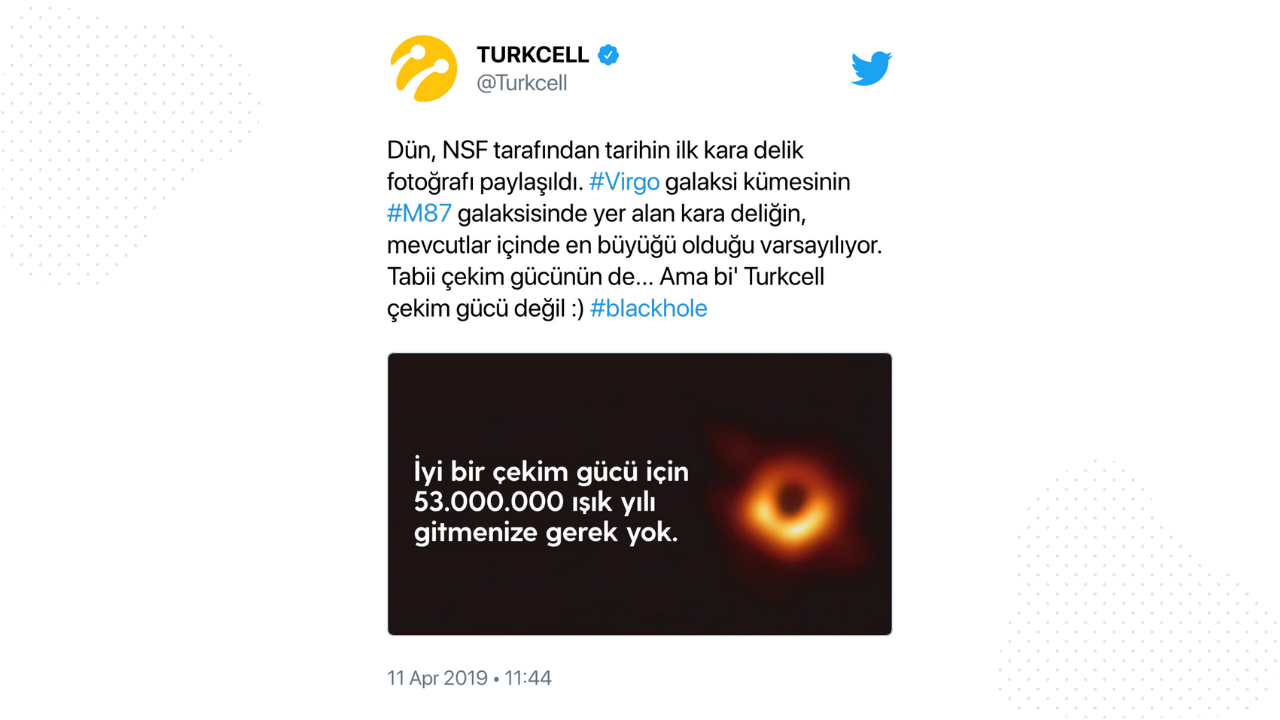 Turkcell Twitter Gönderisi