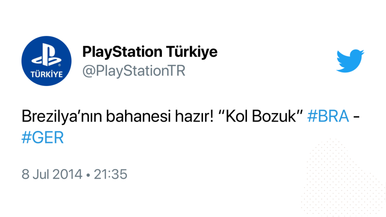 PlayStation Twitter Gönderisi