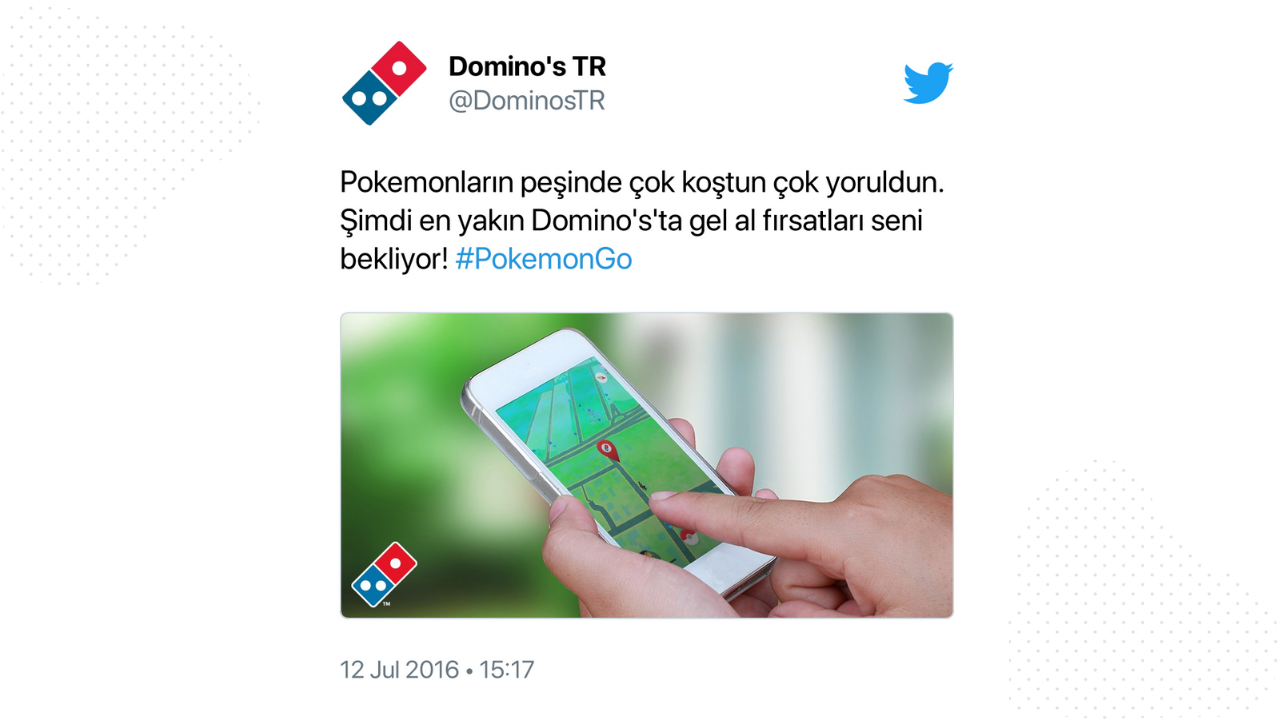 Dominos Twitter Gönderisi