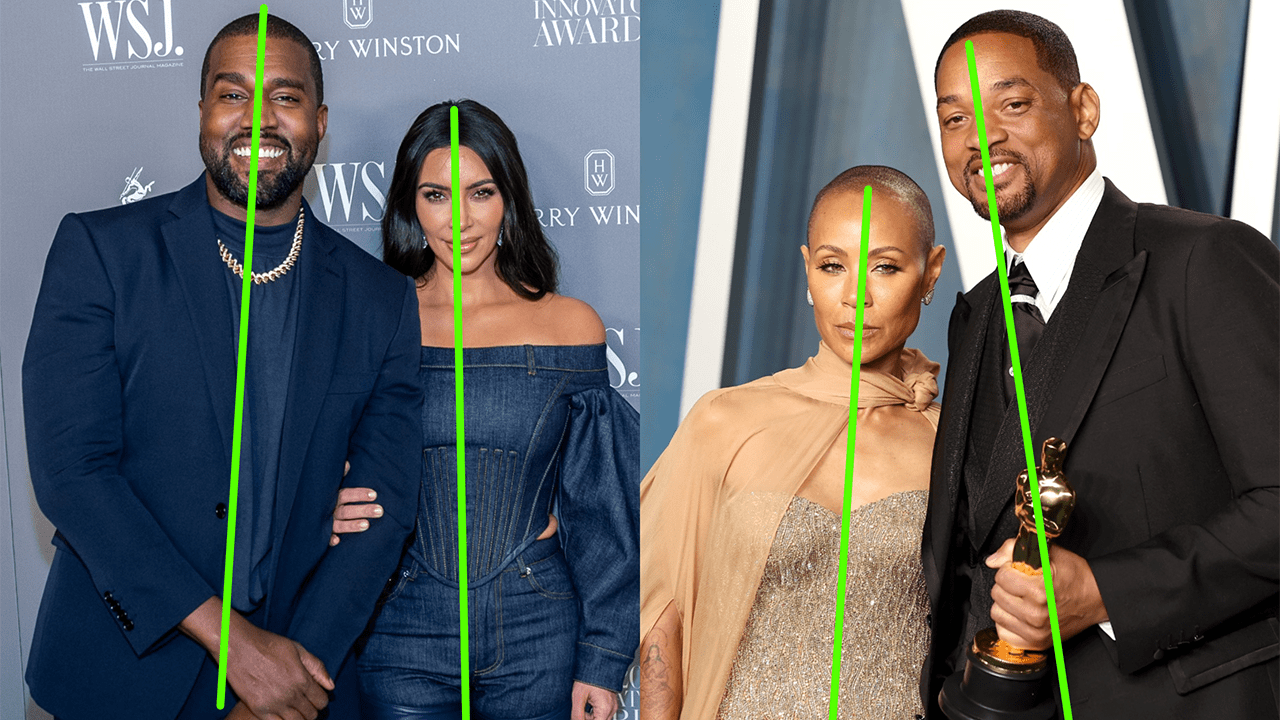 Kim Kardashian, Will Smith, Jada Smith, yeşil çizgi teorisi TikTok