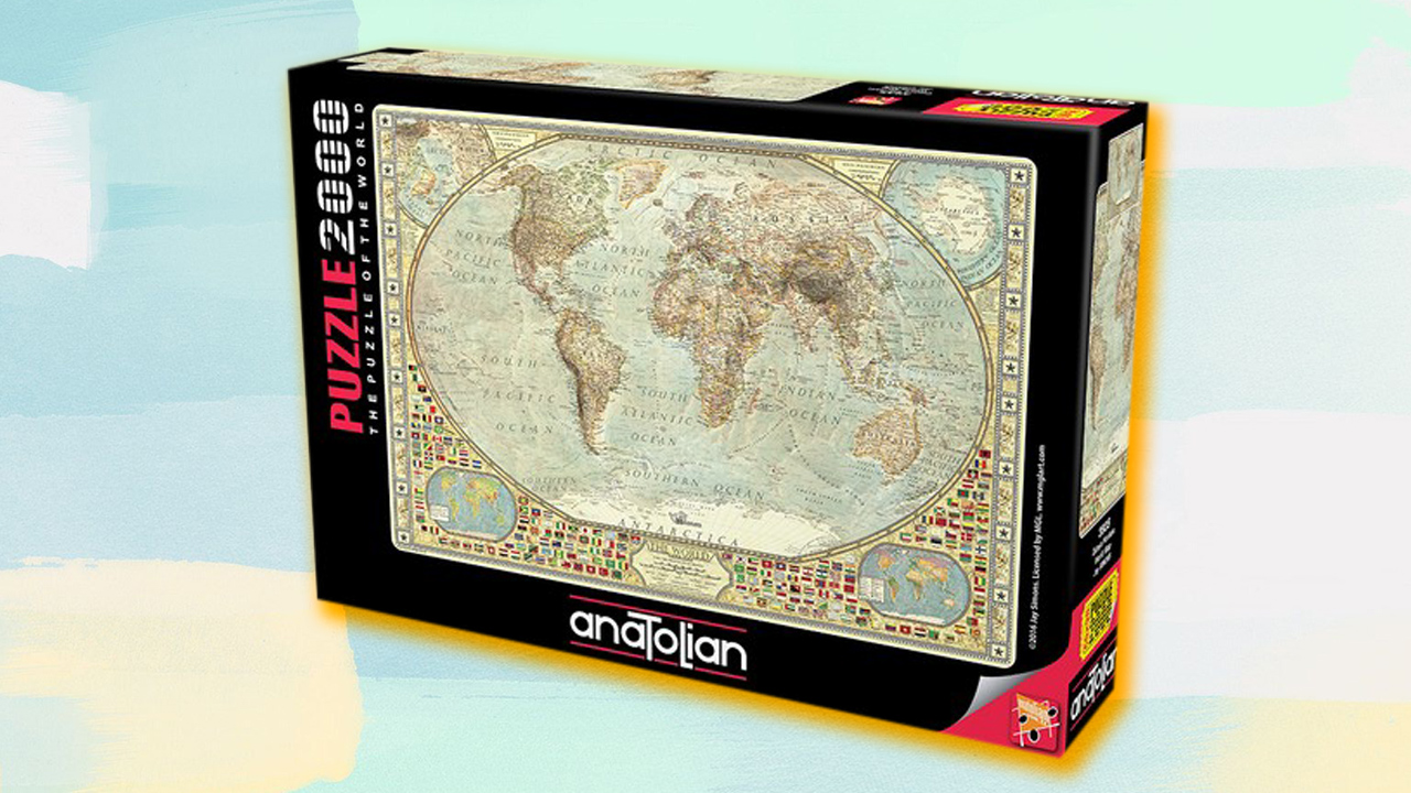 dünya haritası puzzle