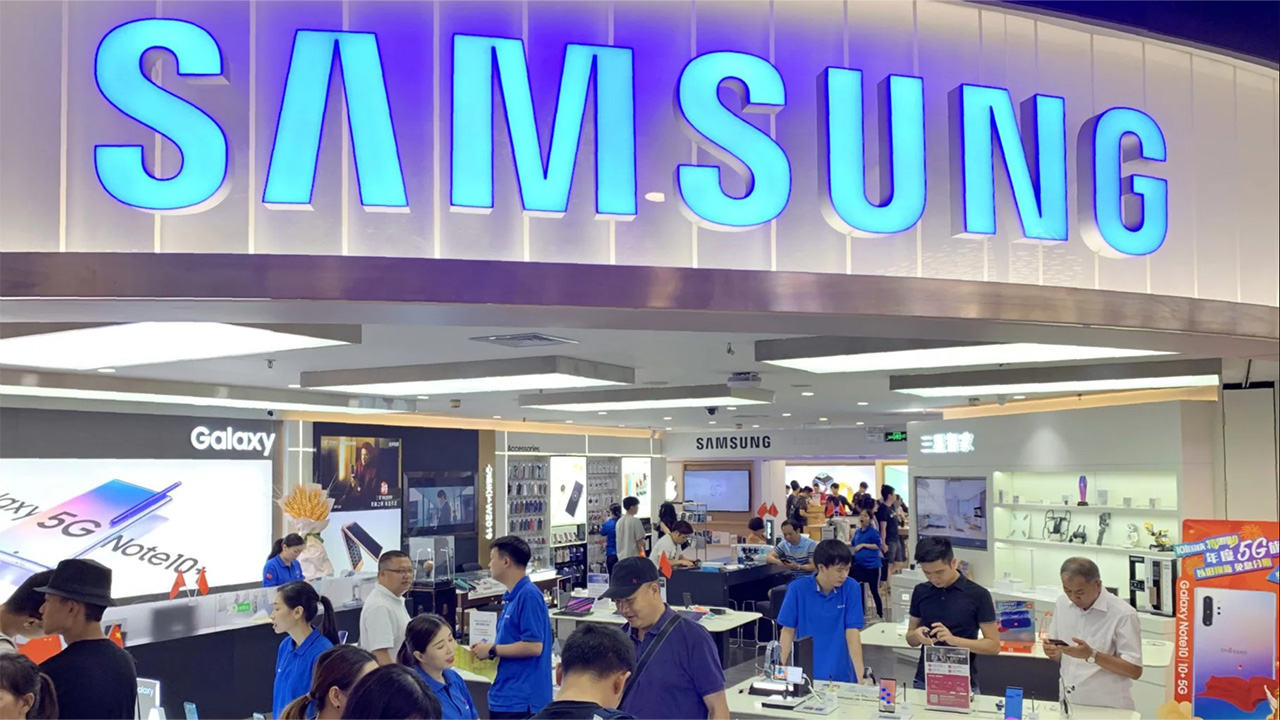 Samsung mağazası Çin