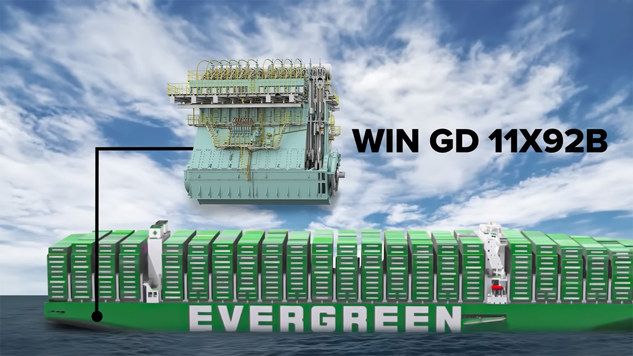 WIN GD 11X92B motor evergreen