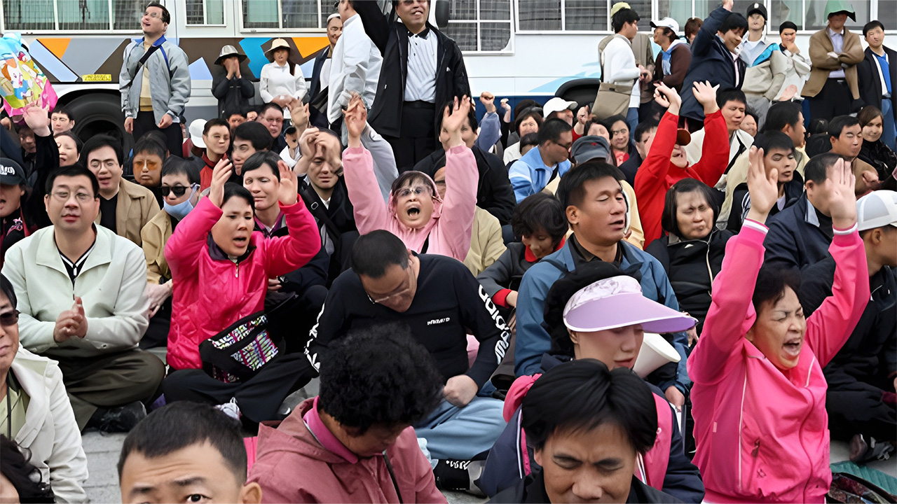Güney Kore engelli birey protesto