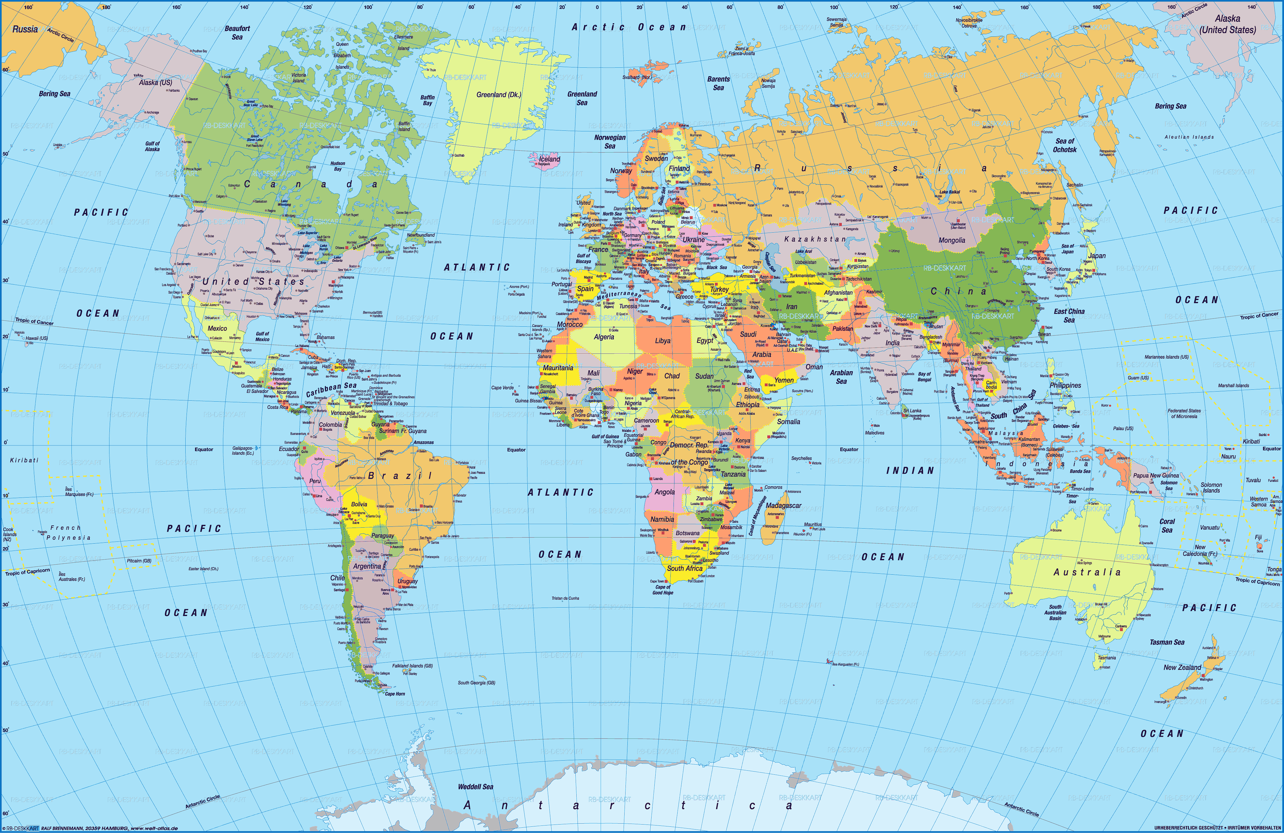 Hrw Atlas World Map 
