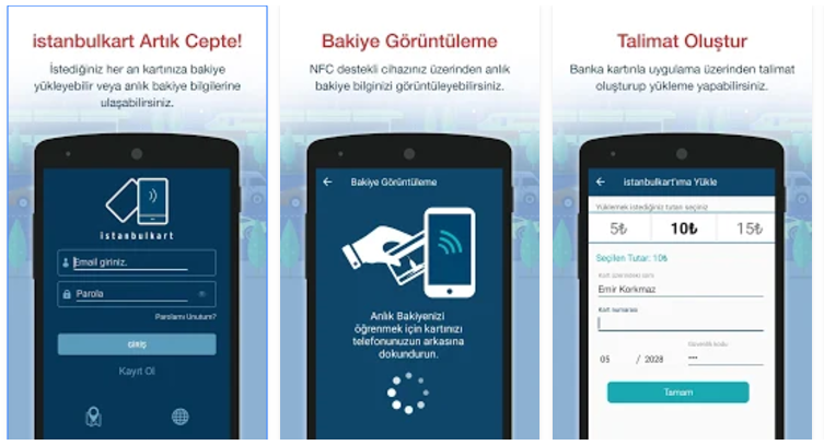 istanbulkart uygulamasi android indir