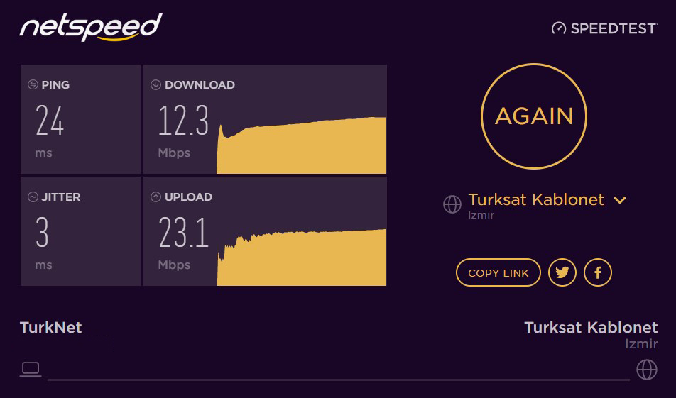 internet hiz testini en dogru sekilde gerceklestiren 10 site