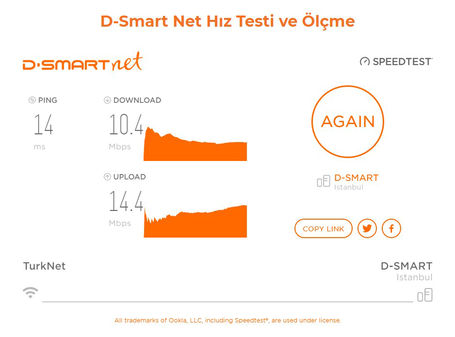 internet hiz testini en dogru sekilde gerceklestiren 10 site