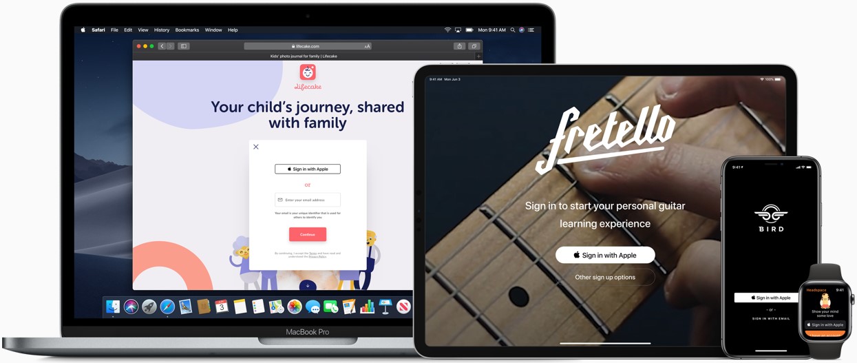 Apple, Face ID ve Touch ID ile iCloud'a Girişi Test Ediyor