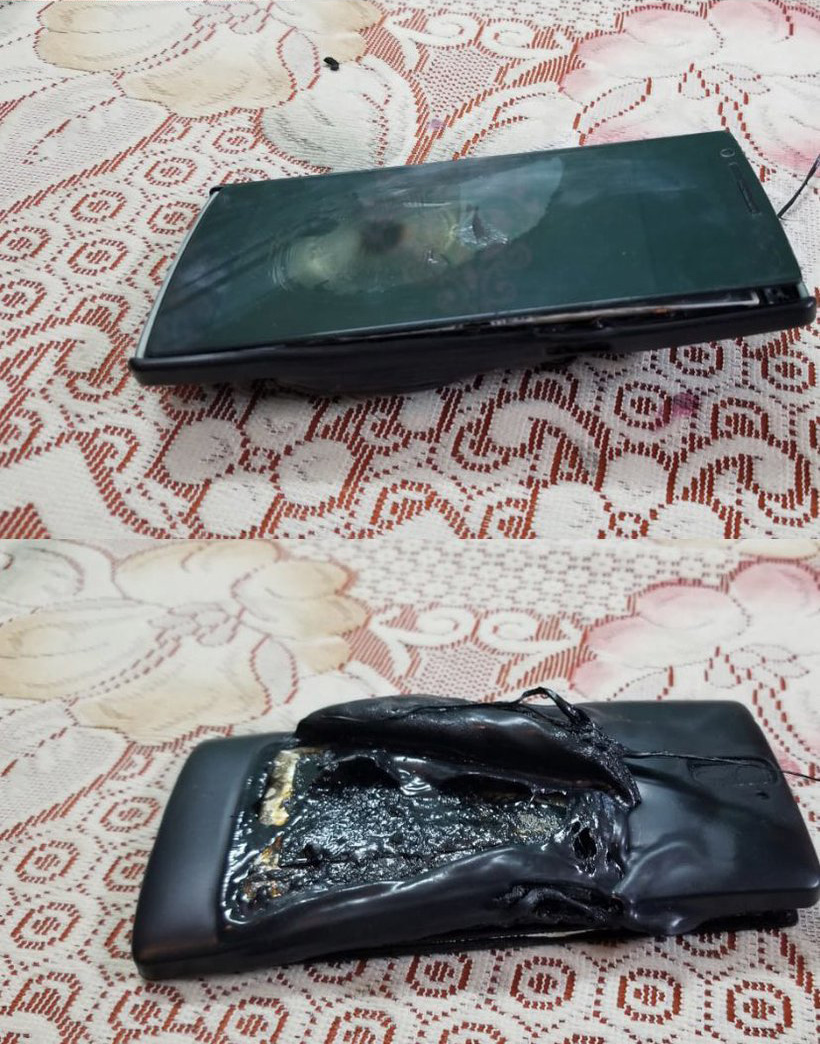 Hindistan'da Bir OnePlus One, Alevler İçinde Kaldı