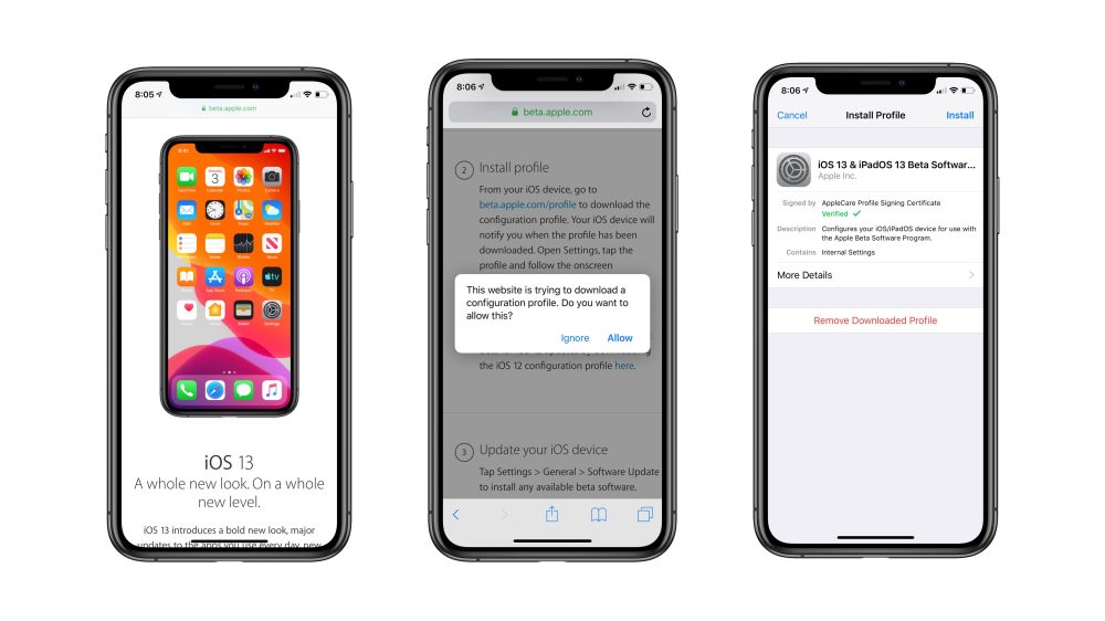 Apple, iOS 13'ün 3'üncü Public Betasını Yayınladı