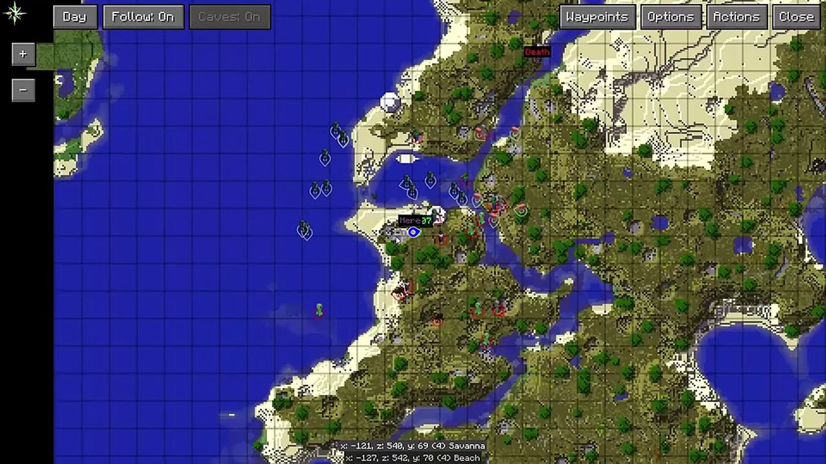minecraft journey map