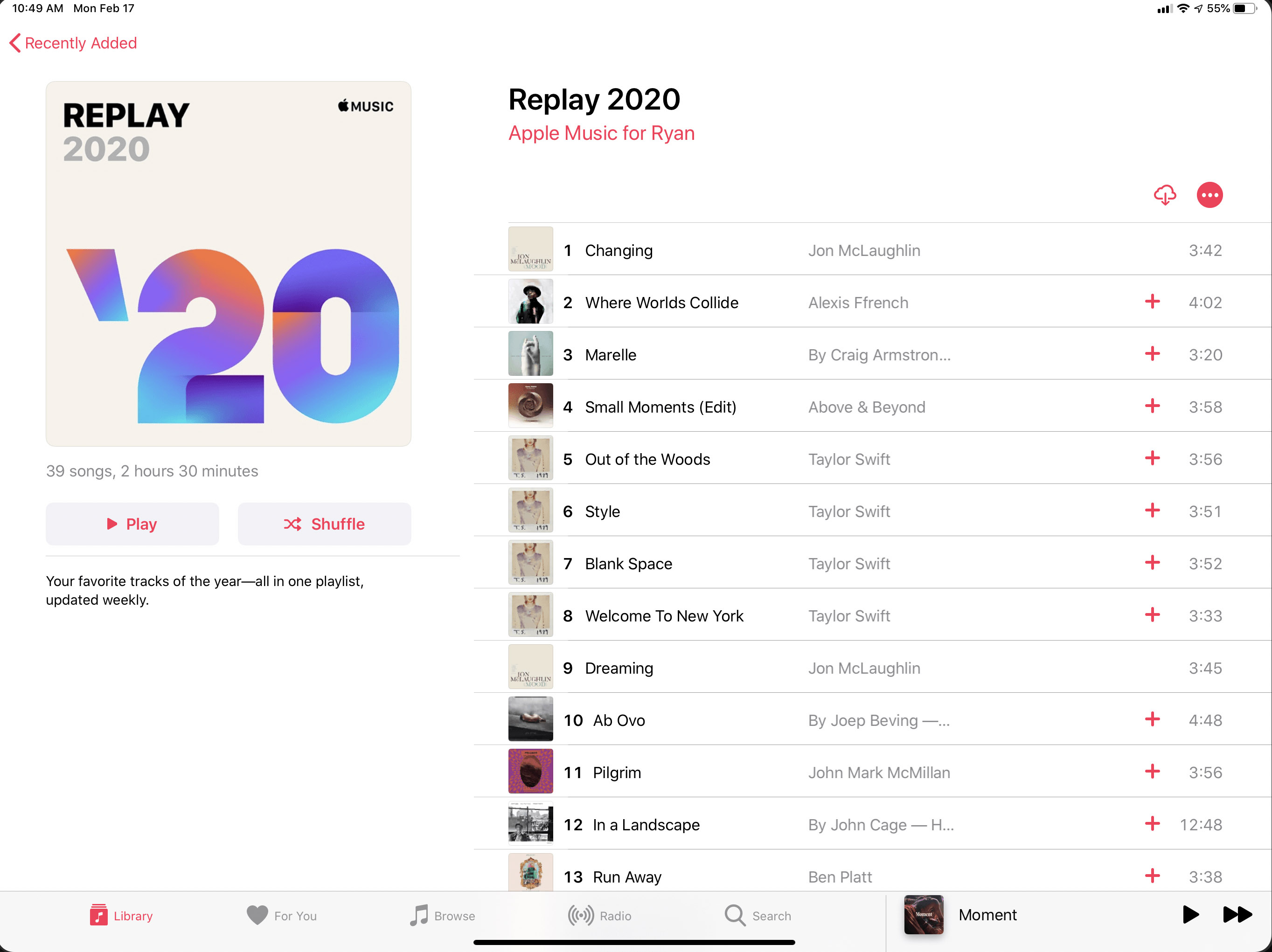 apple music replay 2020 özelliği