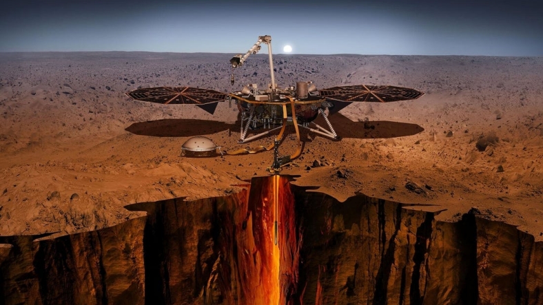 NASA, InSight'n Mars'ta Toplad Verileri Paylat