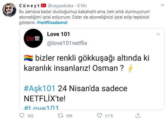 Netflix , Ak 101 Dizisiyle lgili 'Ecinsel Karakter' ddialarna Cevap verdi!