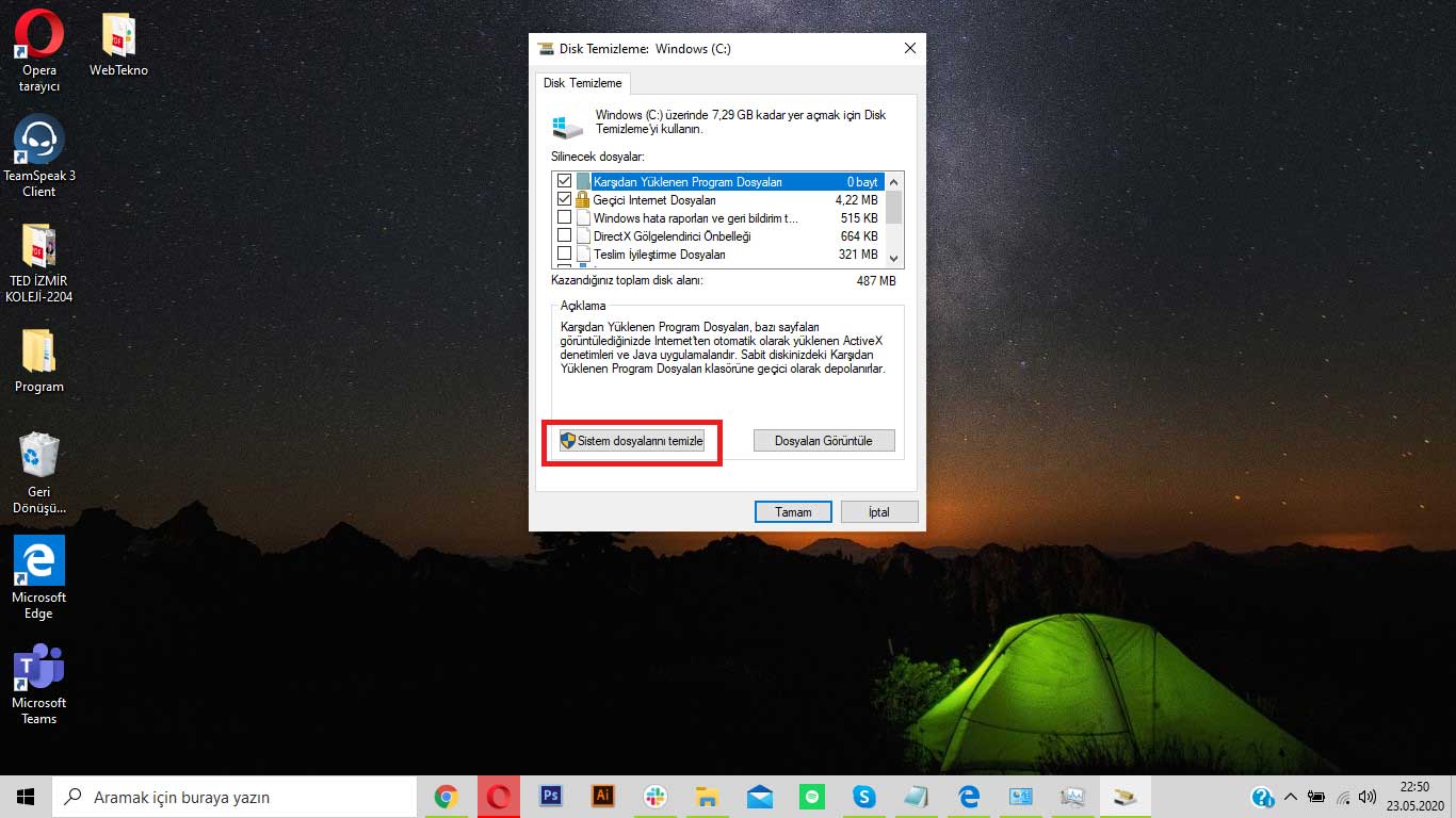 Windows 10 sabit disk temizleme adımları 2