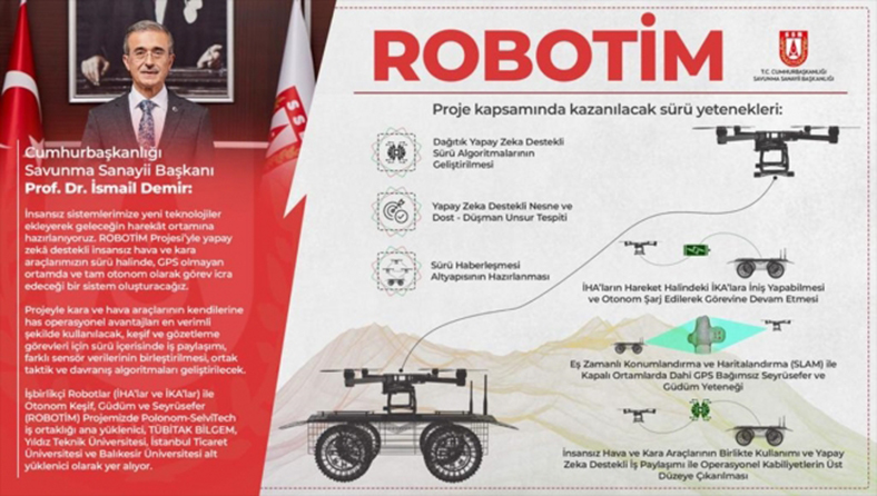 Cumhurbakanl SSB'de Robotim Projesi Szlemesi mzaland
