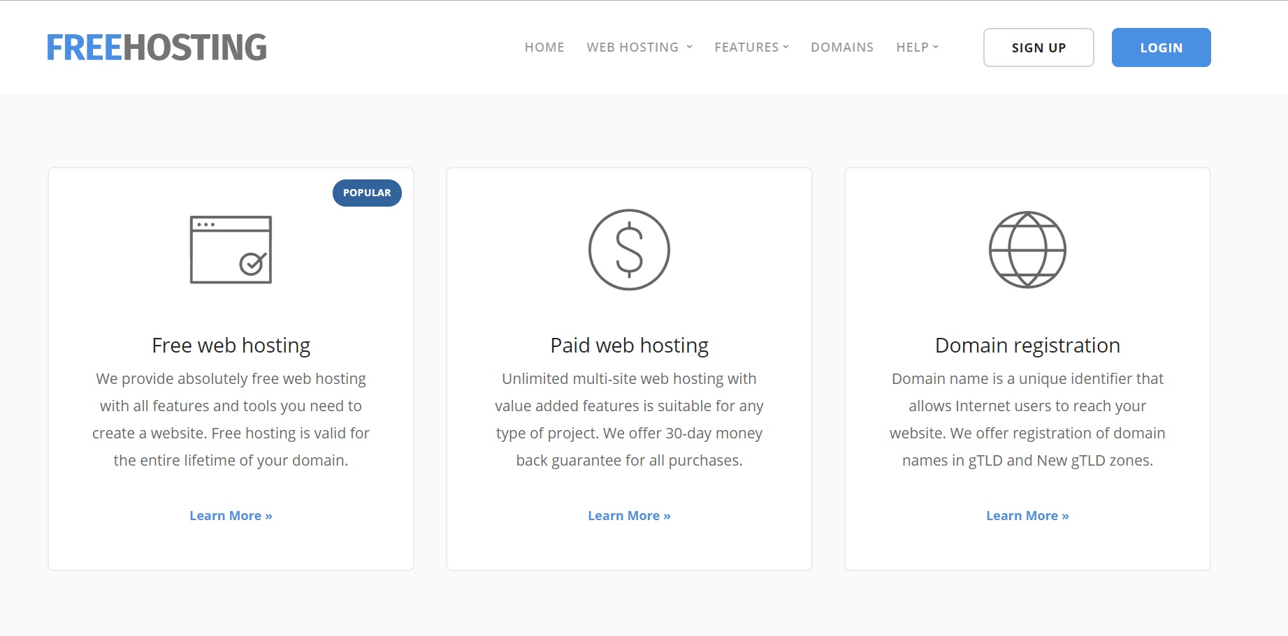ücretsiz hosting