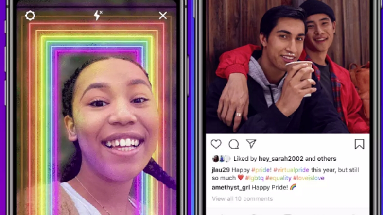 Instagram'dan Pride Haftas'na LGBT Temal Yeni zellikler