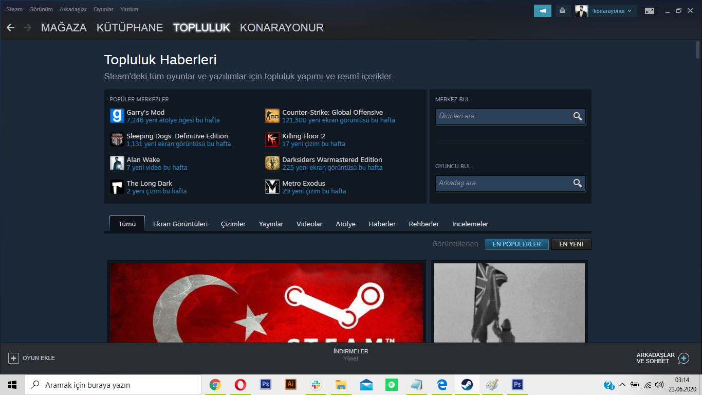 steam sohbet