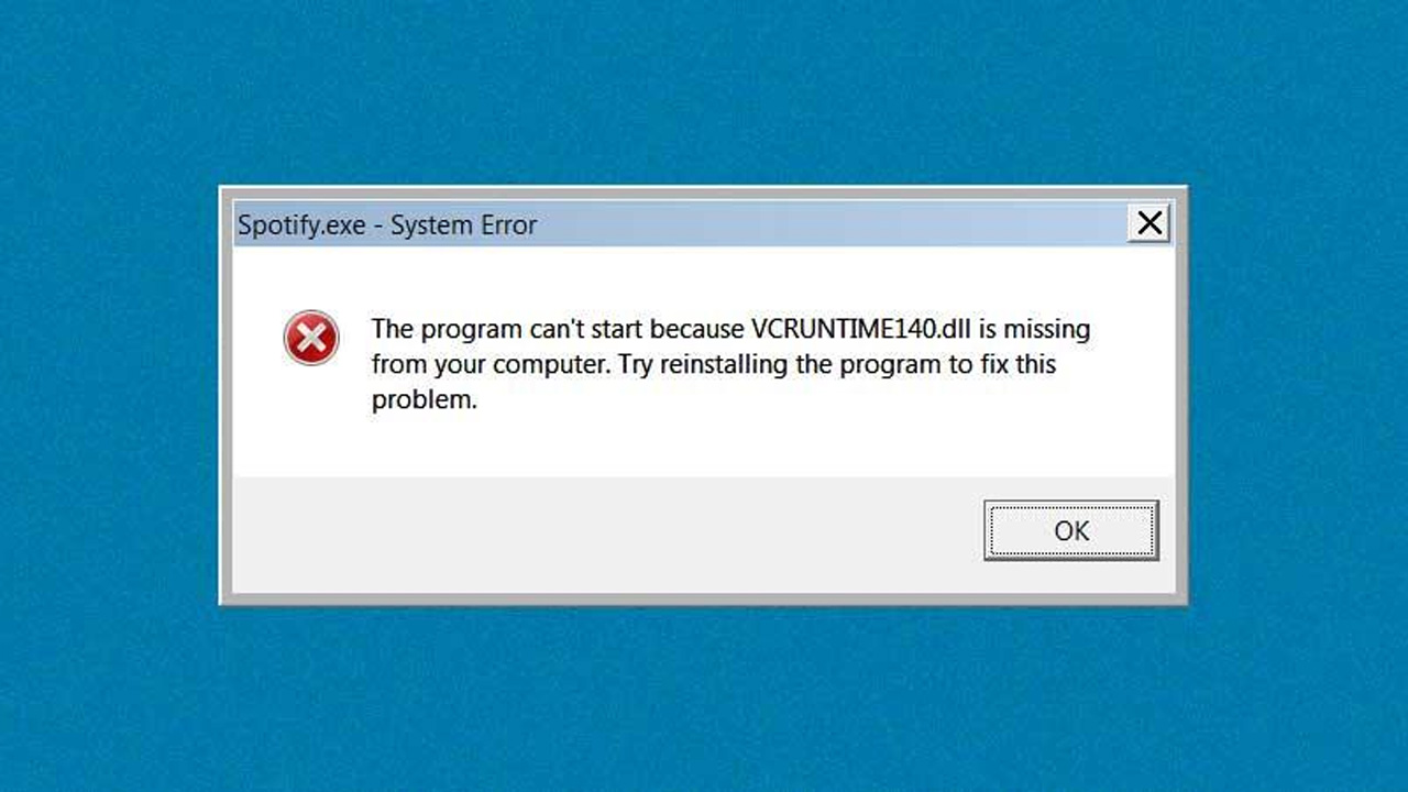 vcruntime140.dll hatası