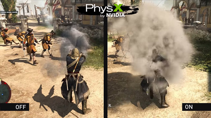 Nvidia PhysX'in etkileri