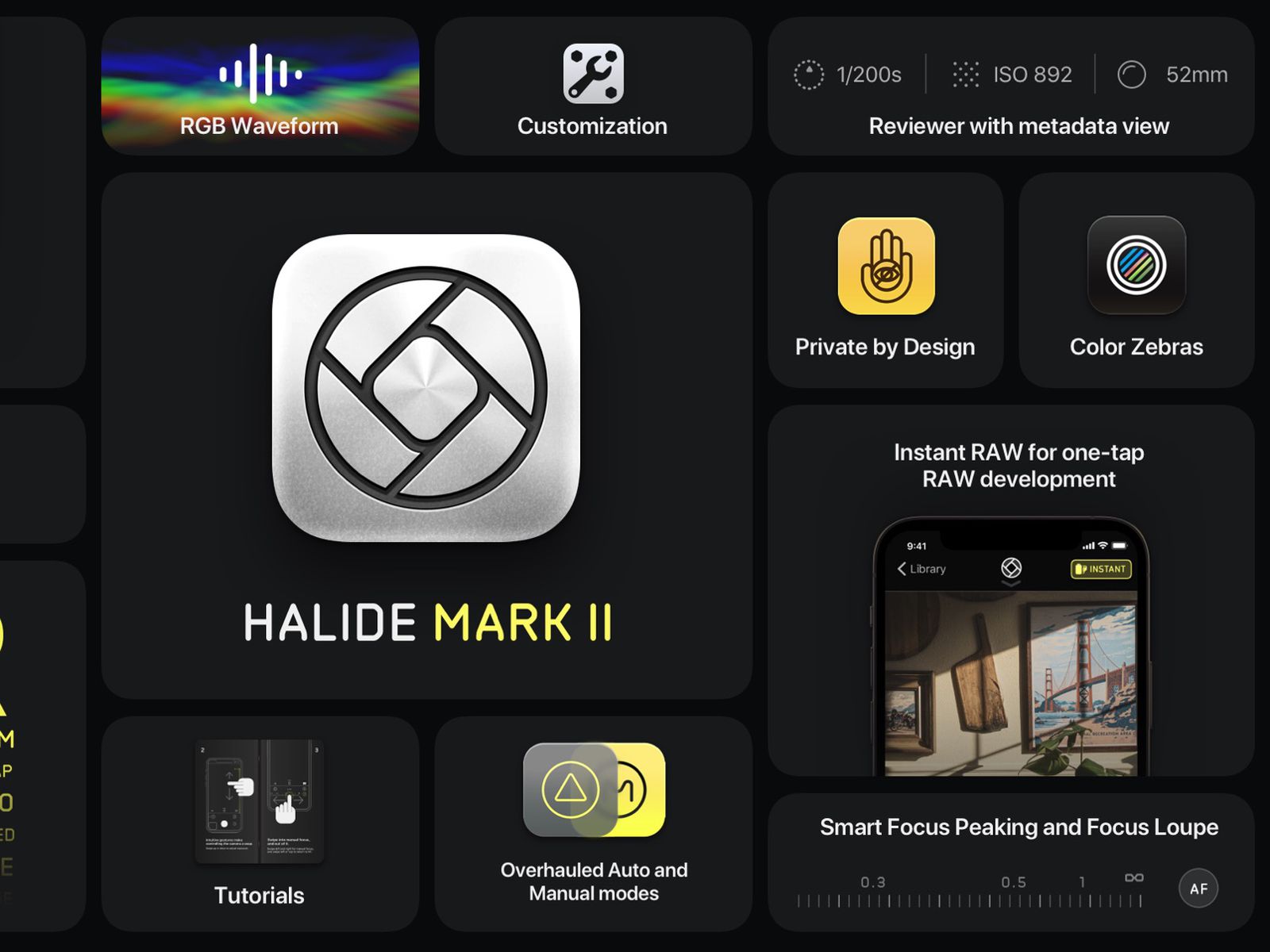halide mark II interface