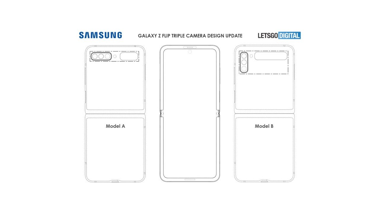 Samsung Galaxy Z Flip letsgodigital patent