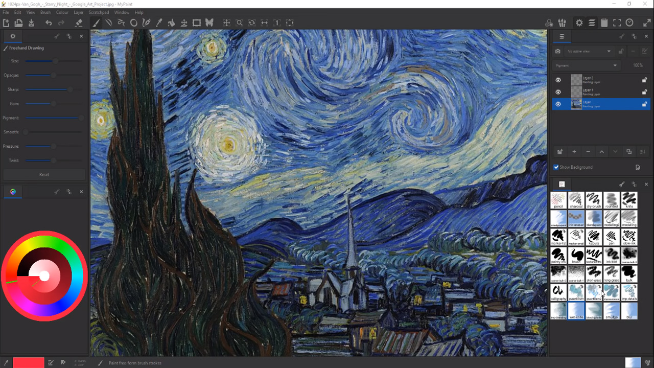 MyPaint is a free simple drawing program.