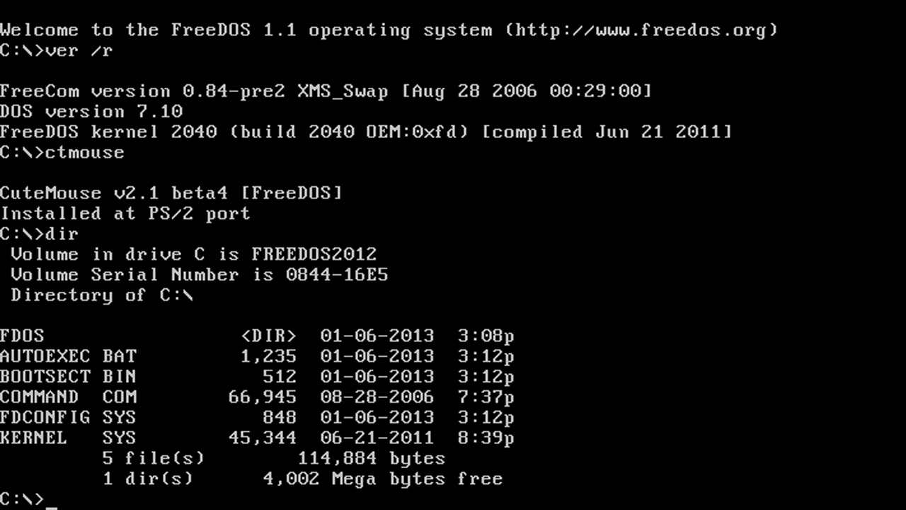 freedos oem boot disk