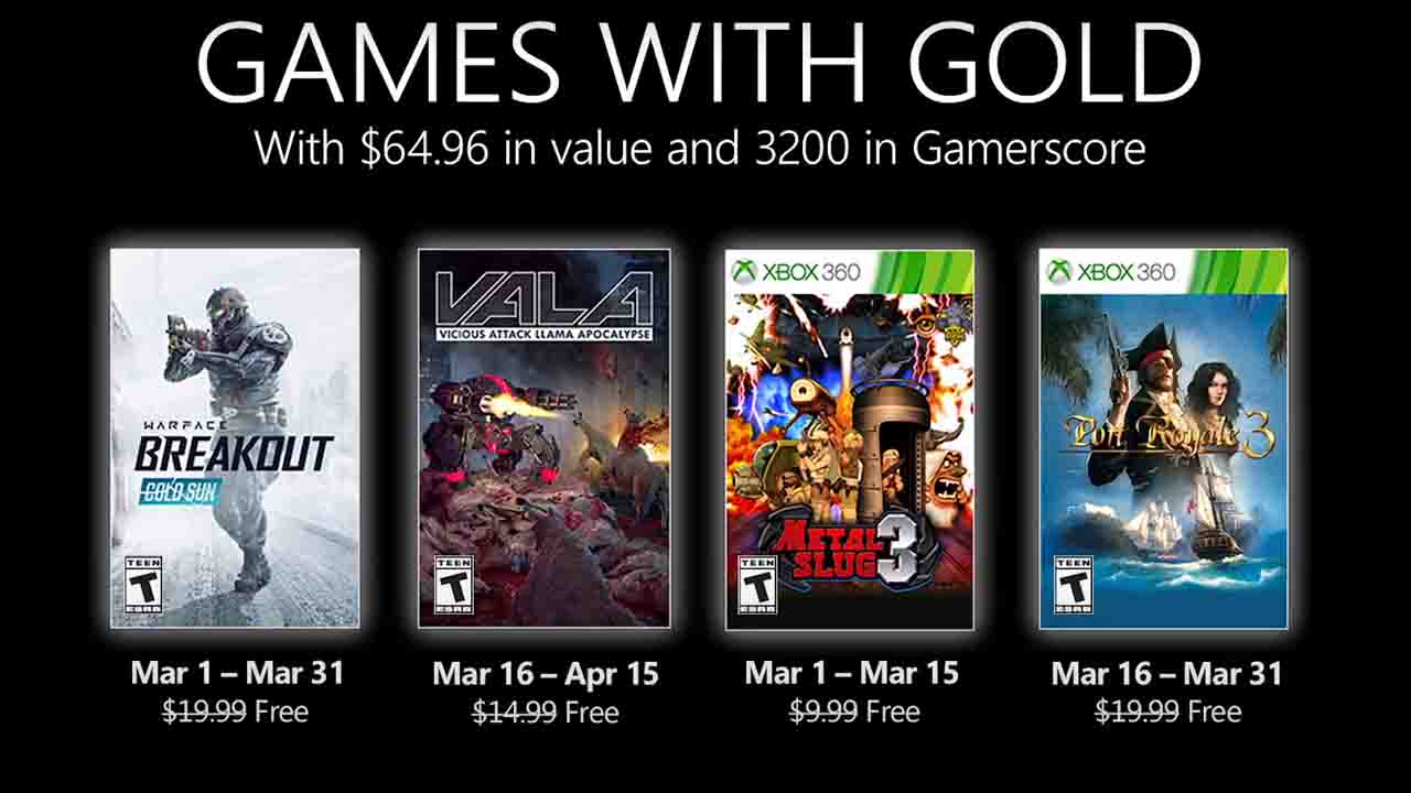 Auckland amatör almak  Xbox Live Gold'un Mart Ayı Ücretsiz Oyunları Açıklandı
