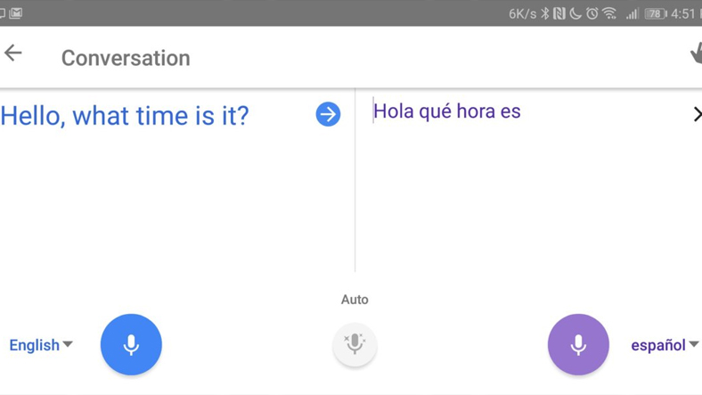 google translate simultaneous