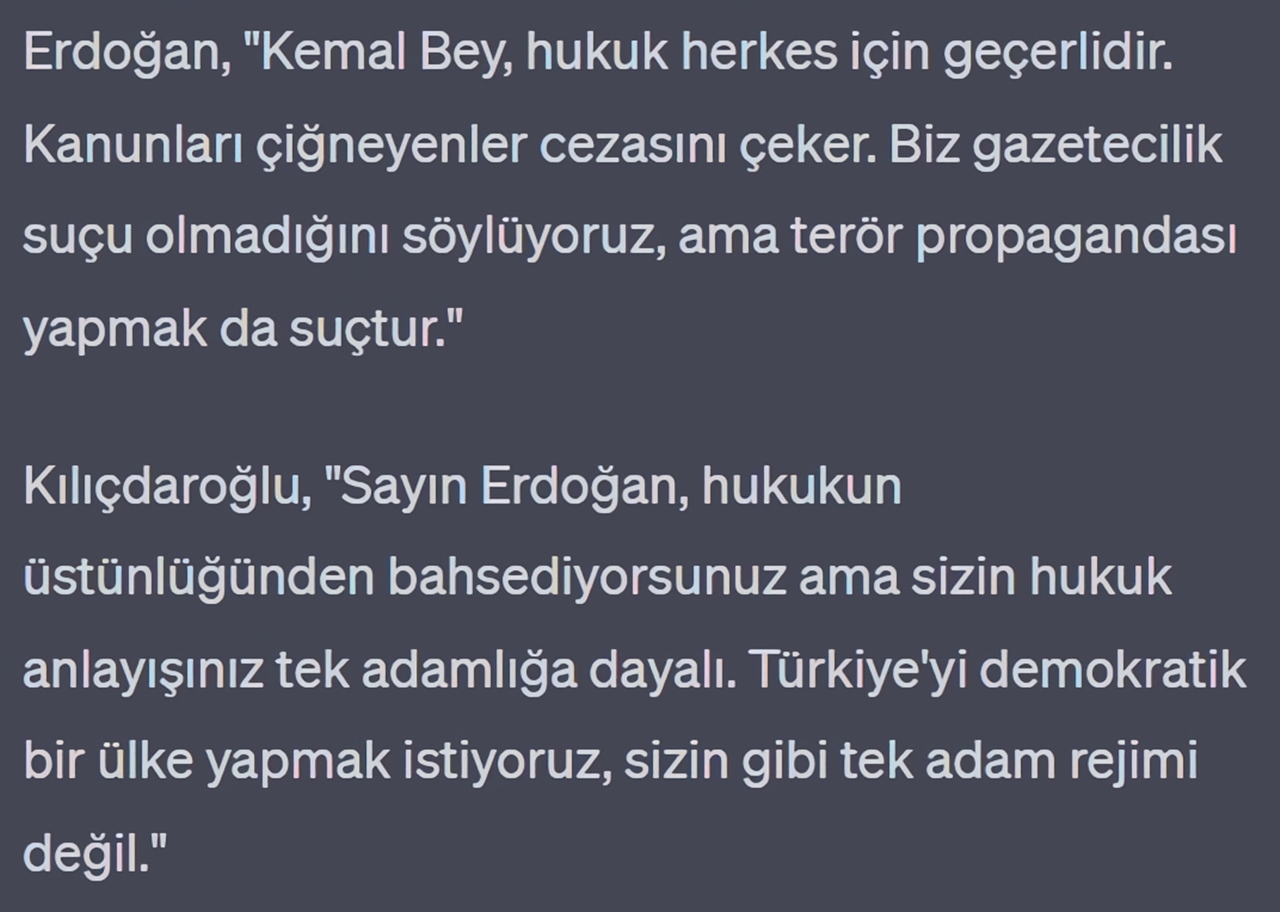 Kılıçdaroğlu artificial intelligence