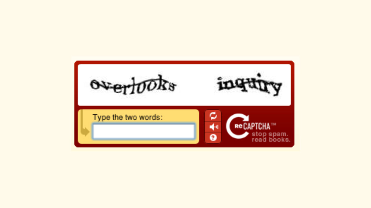 İlk CAPTCHA sistemi 