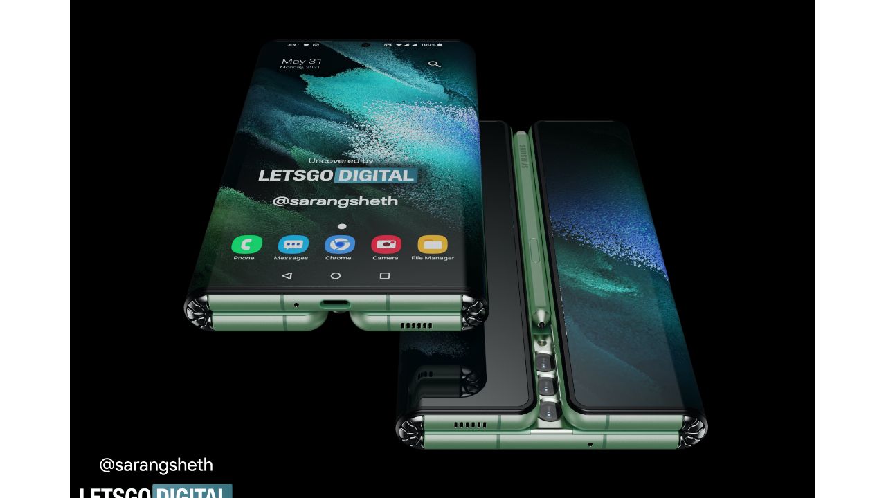 galaxy z fold tab concept