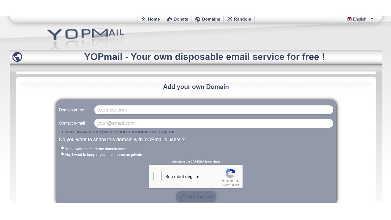 how to create a temporary email with yopmail probite