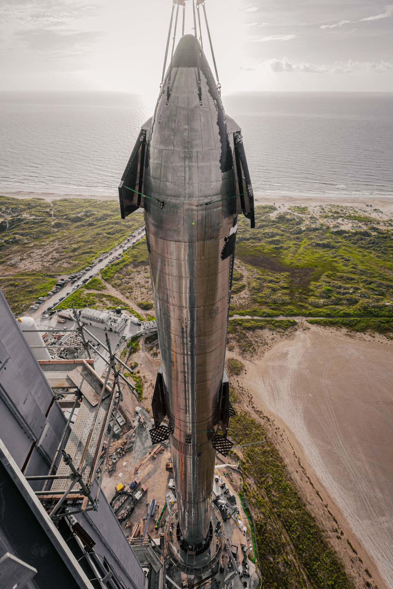 Starship Roketinin Bykln Gsteren Fotoraf