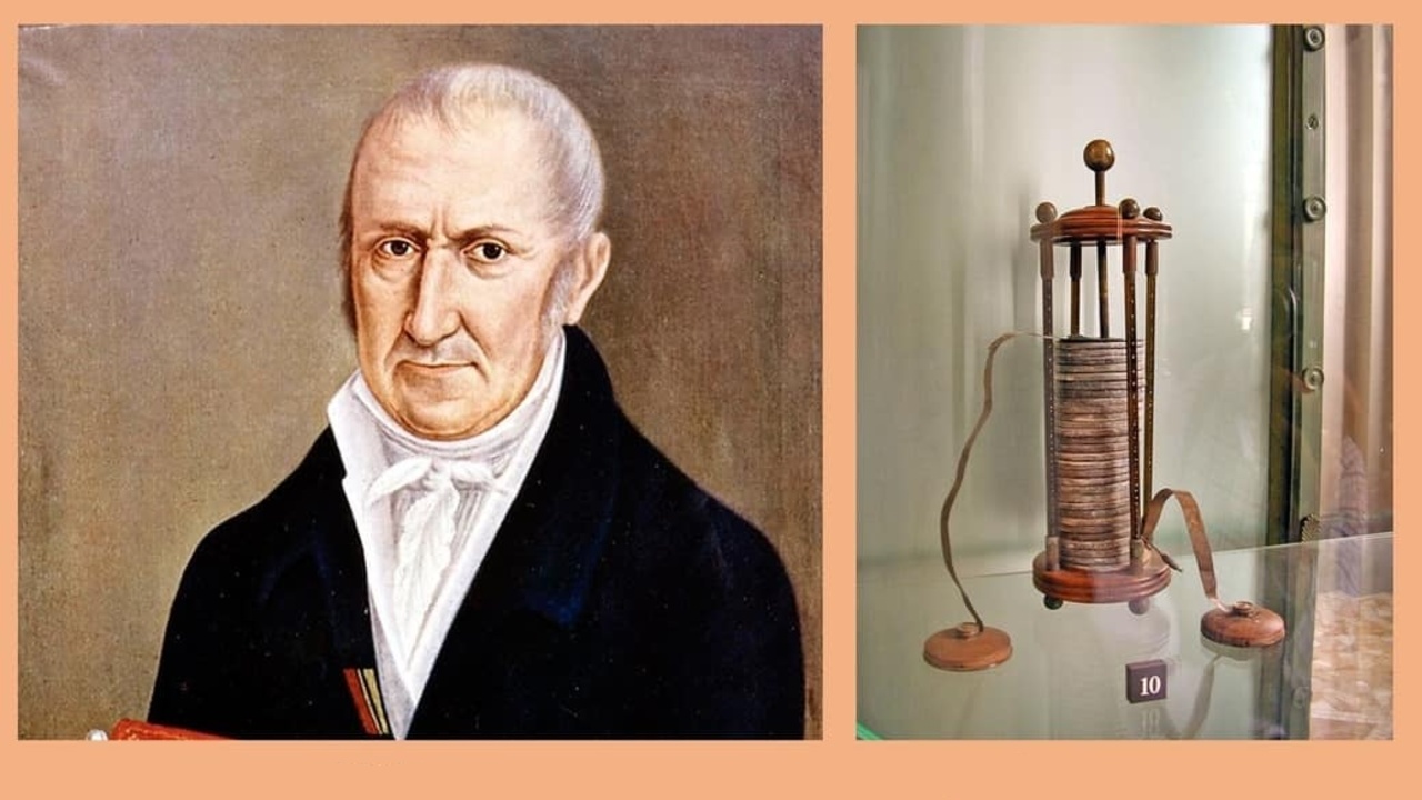 Alessandro Volta and the voltaic battery