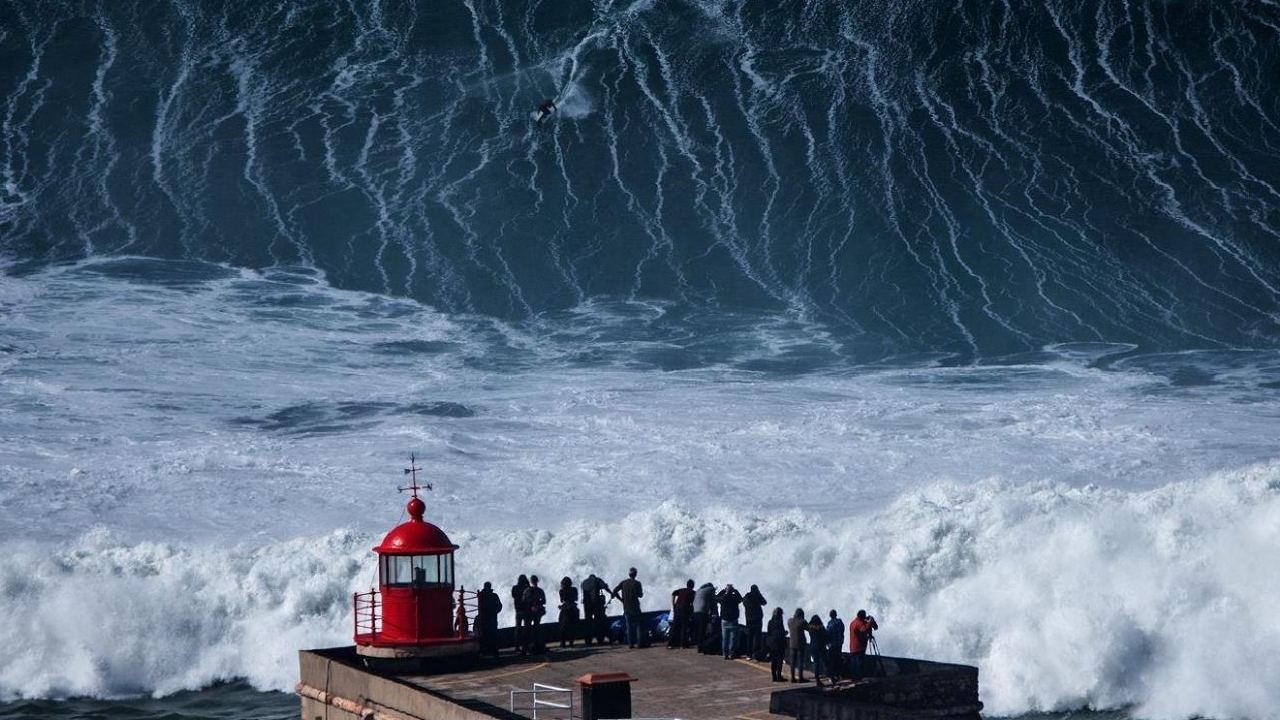 huge waves