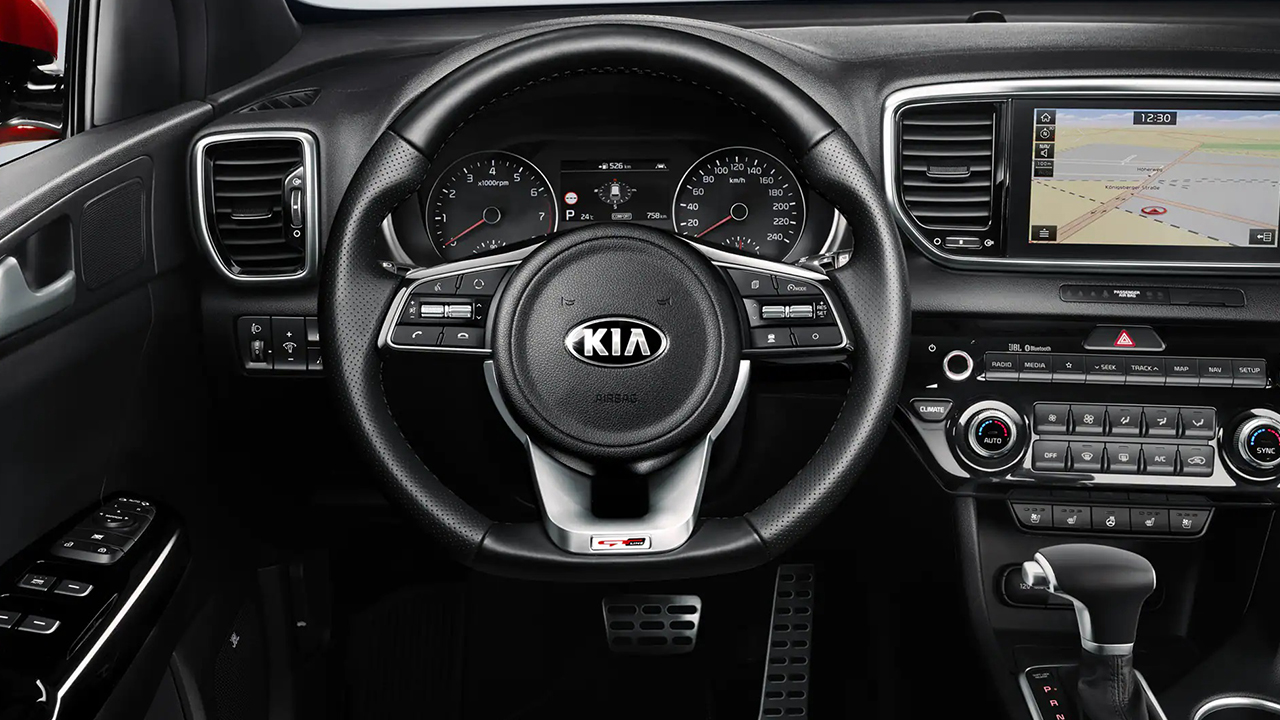 kia sportage steering wheel