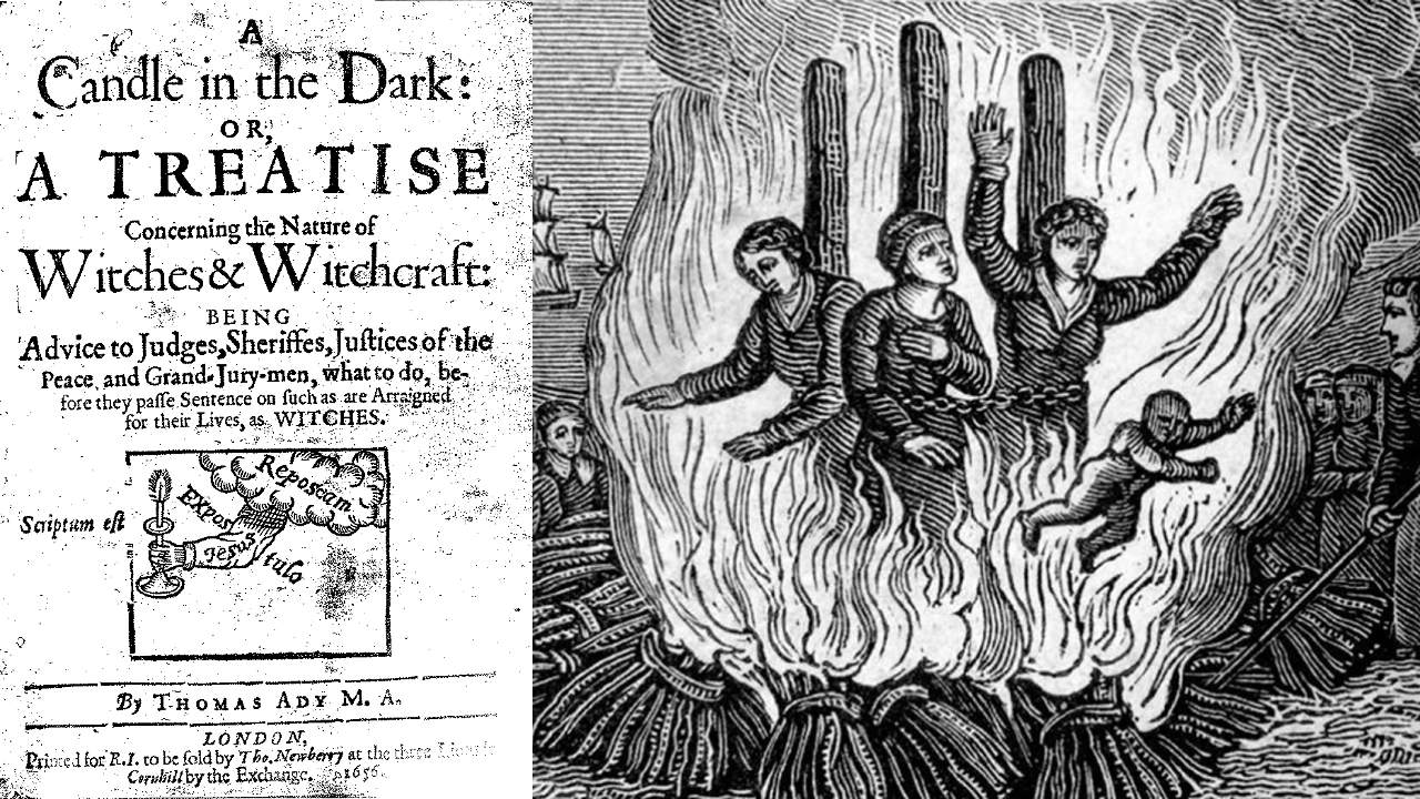 A Candle in the Dark and execution of women accused of witchcraft