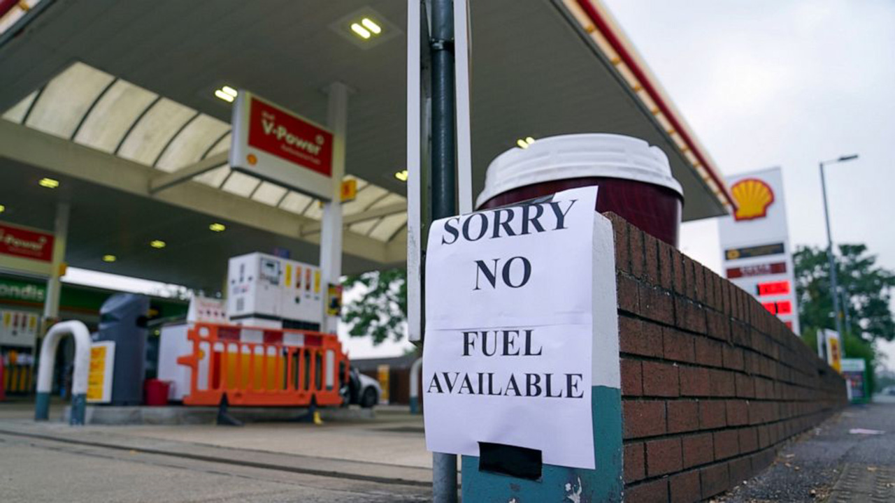 uk fuel shortage