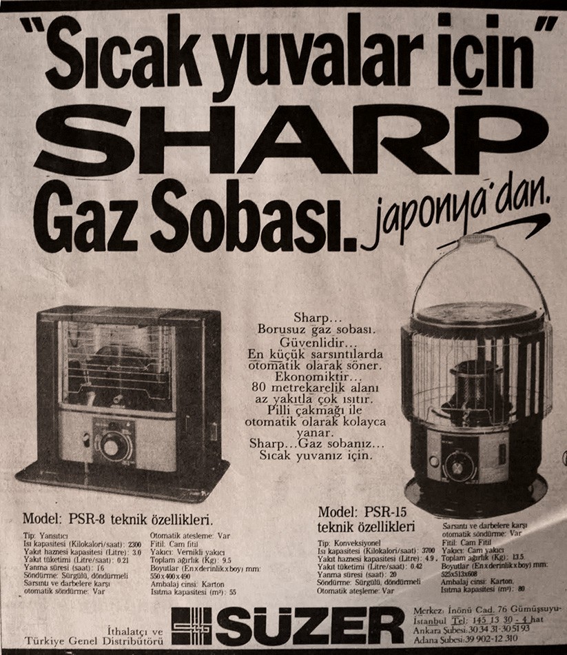 sharp gas stove