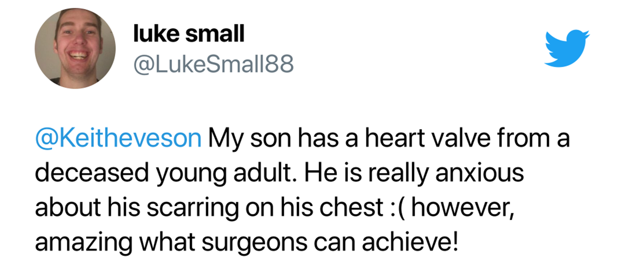 organ donation tweets