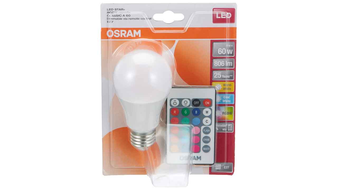 osram color bulb
