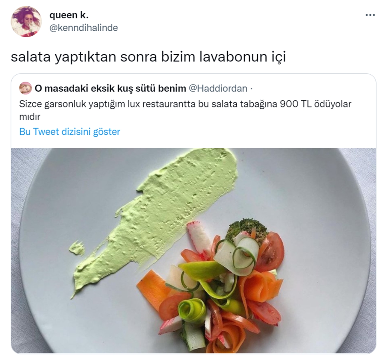 tweet salad