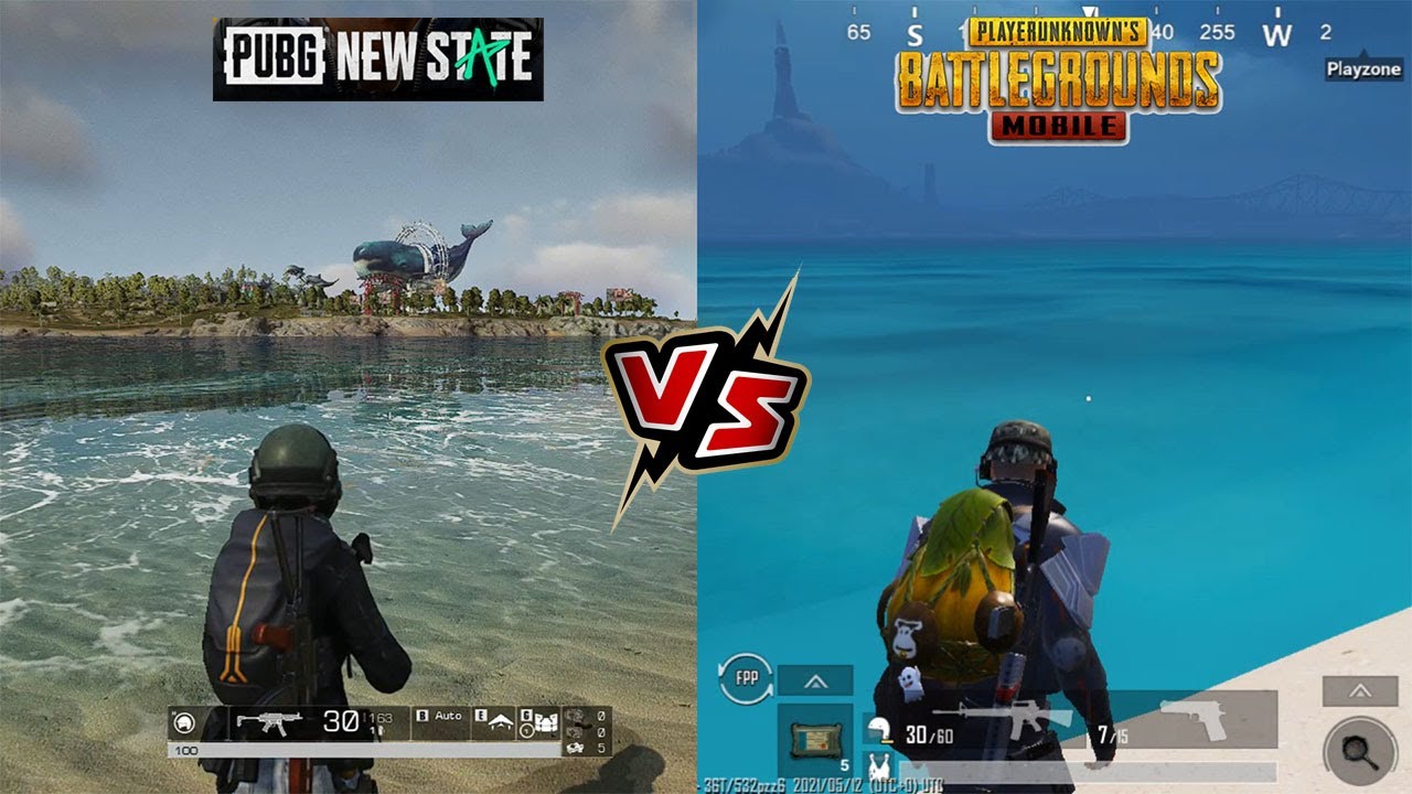 pubg new state pubg mobile comparison