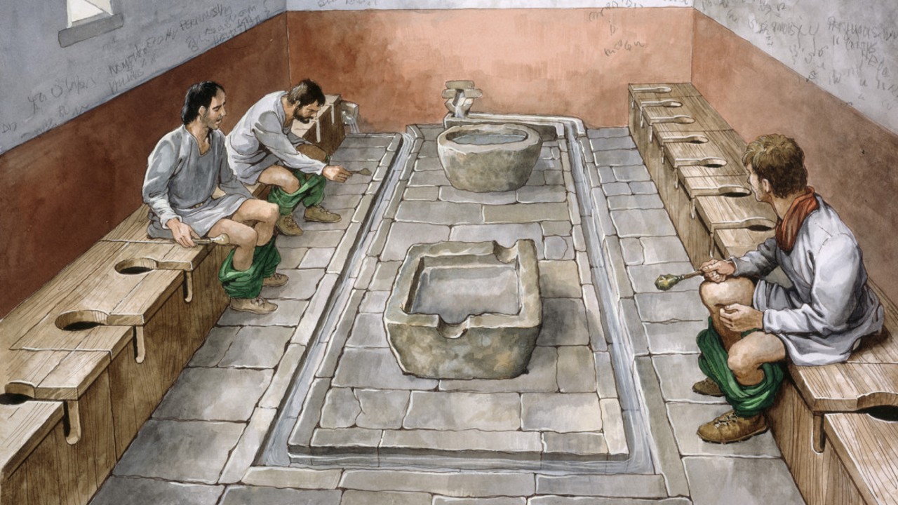 Roman toilet